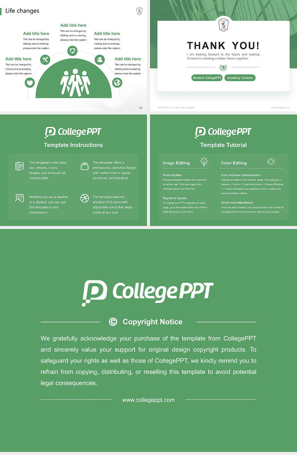 Central Institute of Technology, Kokrajhar National Scholarship Defense PPT Template4:3 ratio PPT effect preview image4