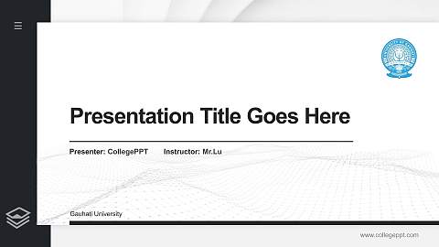 Gauhati University Thesis Proposal/Graduation Defense PPT Template