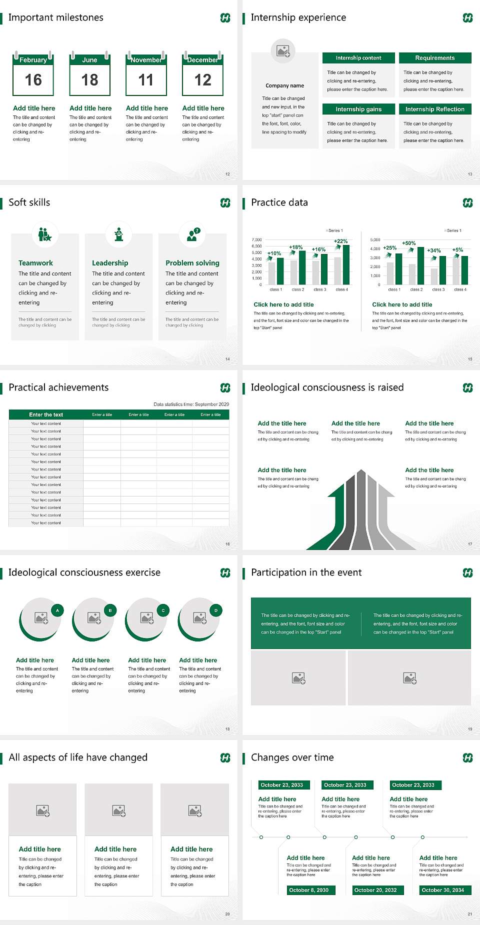 Hyogo College of Medicine National Scholarship Defense PPT Template4:3 ratio PPT effect preview image3