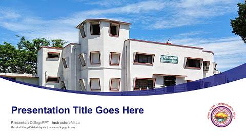 Gurukul Kangri Vishvidayala Course/Courseware Creation PPT Template