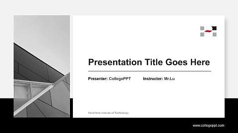 Hiroshima Institute of Technology General Purpose PPT Template