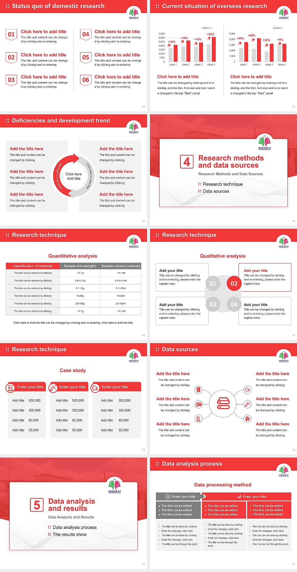Bharti Vishwavidyalaya Graduation Thesis Defense PPT Template4:3 ratio PPT effect preview image4