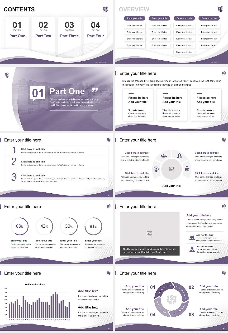 Alfred University Lecture Sharing and Networking Event PPT Template16:9 ratio PPT effect preview image2