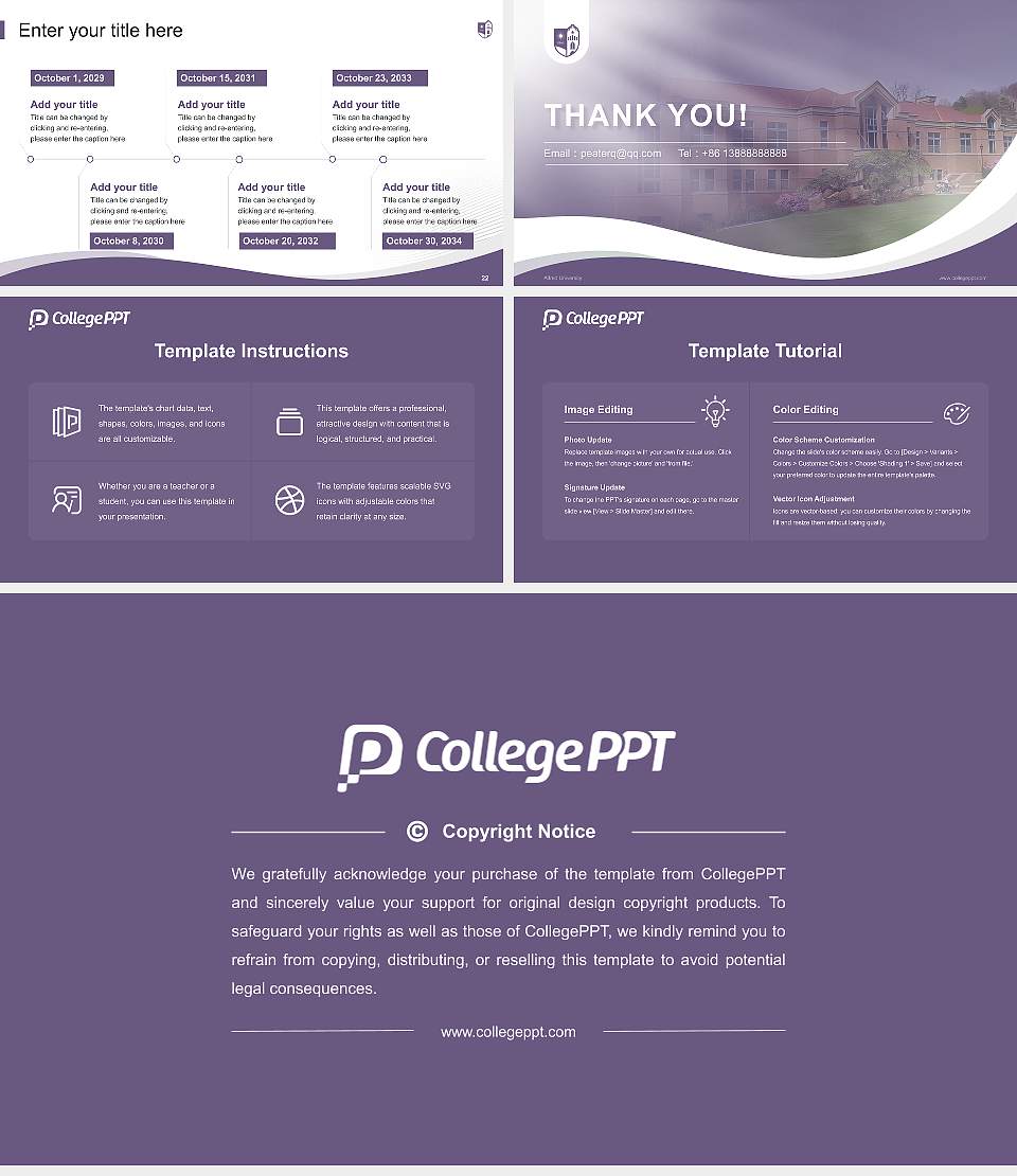 Alfred University Lecture Sharing and Networking Event PPT Template16:9 ratio PPT effect preview image4