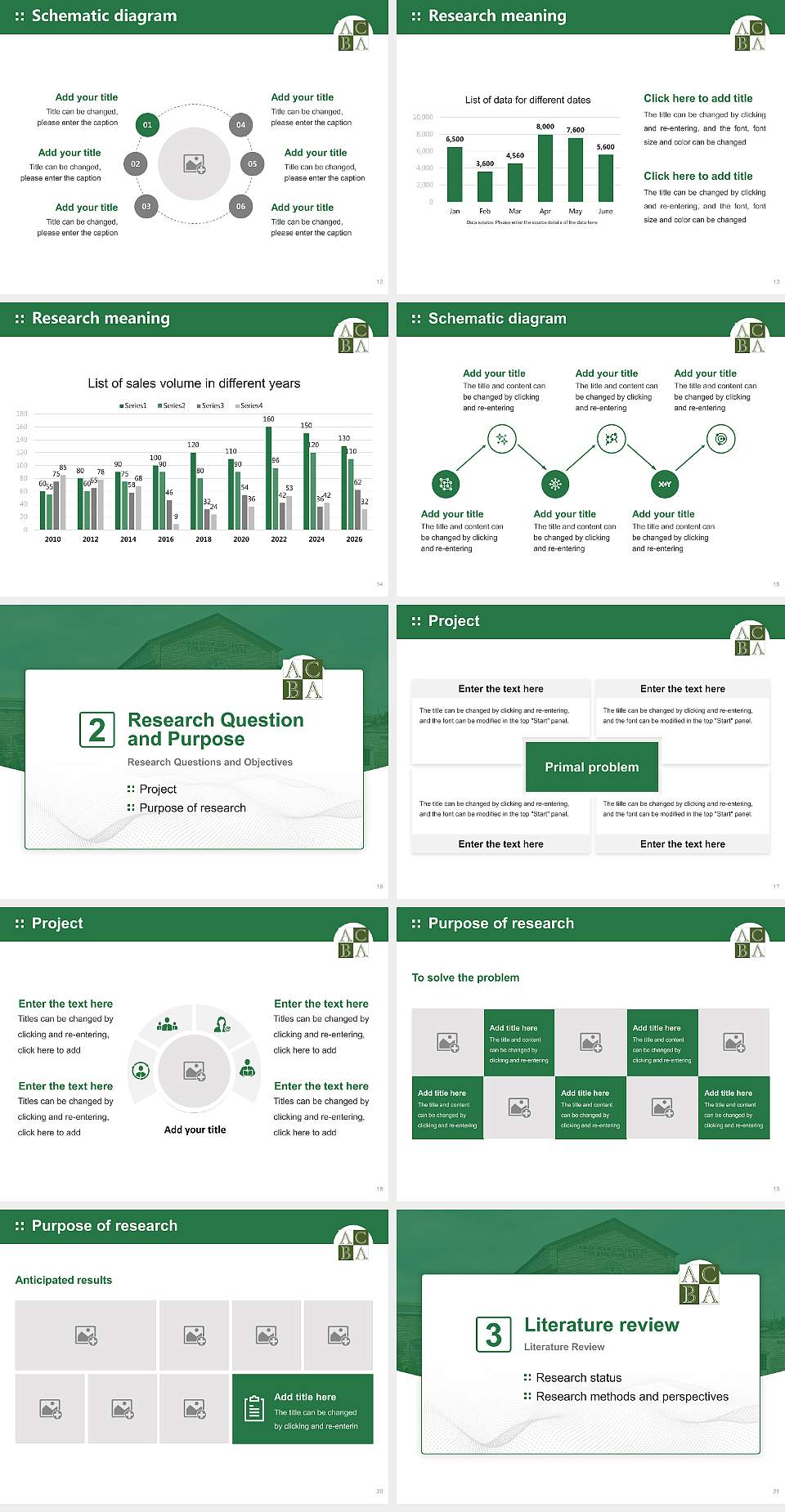 American College of the Building Arts Graduation Thesis Defense PPT Template4:3 ratio PPT effect preview image3