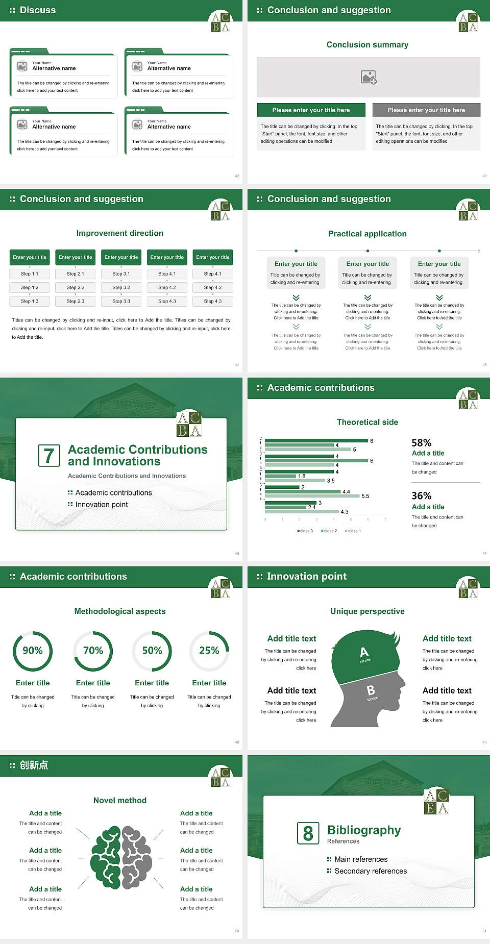 American College of the Building Arts Graduation Thesis Defense PPT Template4:3 ratio PPT effect preview image6