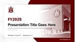 Alabama a & M University Academic Presentation/Research Findings Report PPT Template