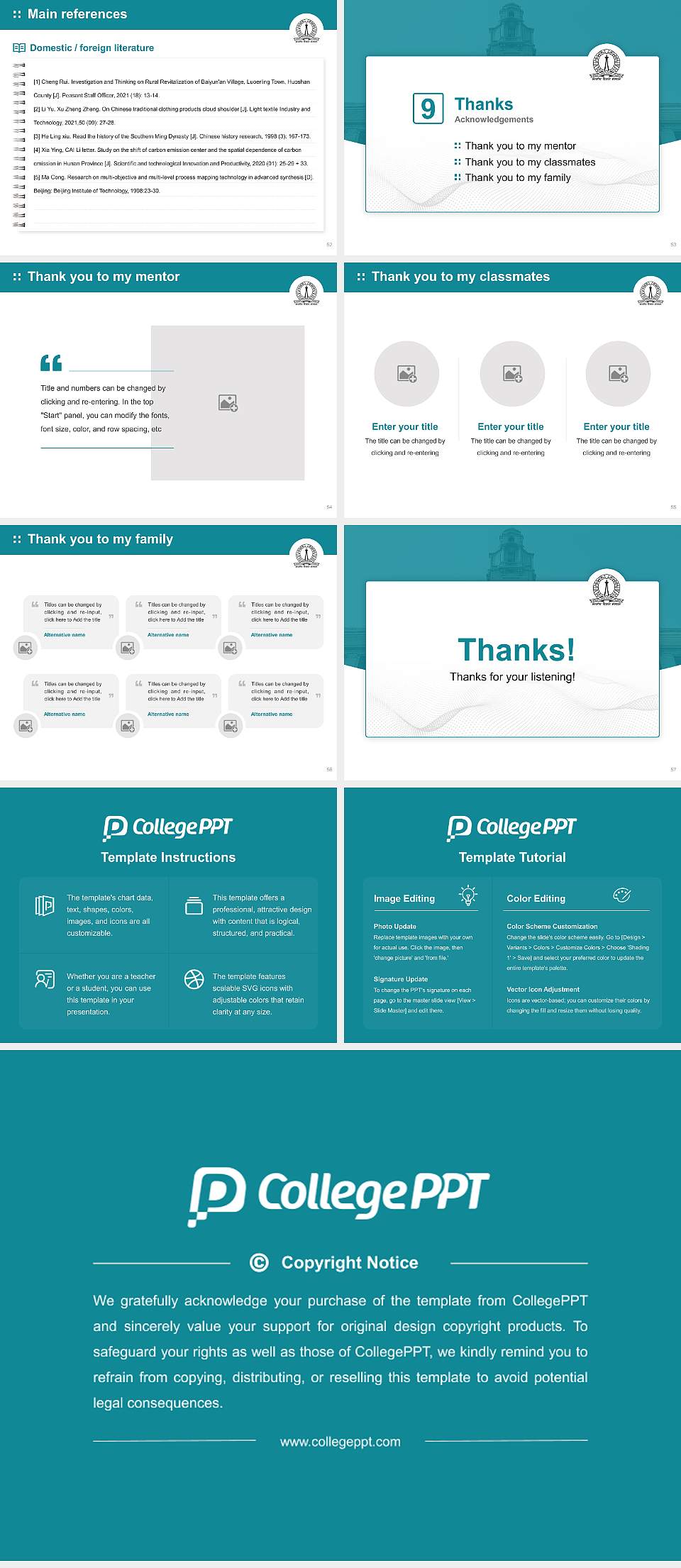 Indian Institute of Science Graduation Thesis Defense PPT Template4:3 ratio PPT effect preview image7