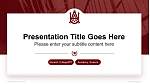 Alabama a & M University National Scholarship Defense PPT Template
