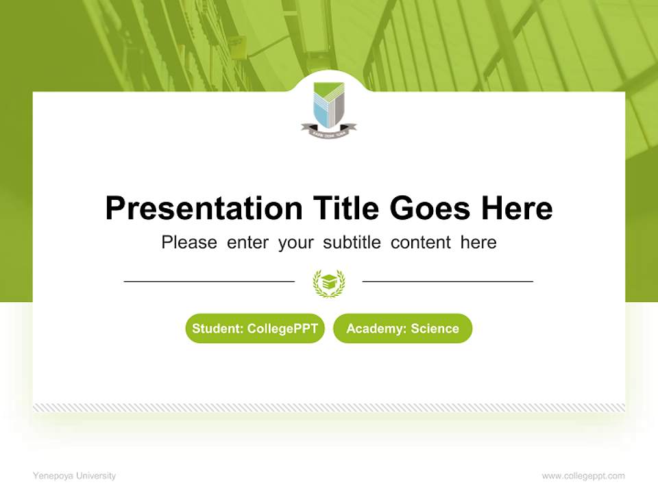 Yenepoya University National Scholarship Defense PPT Template4:3 ratio PPT effect preview image4