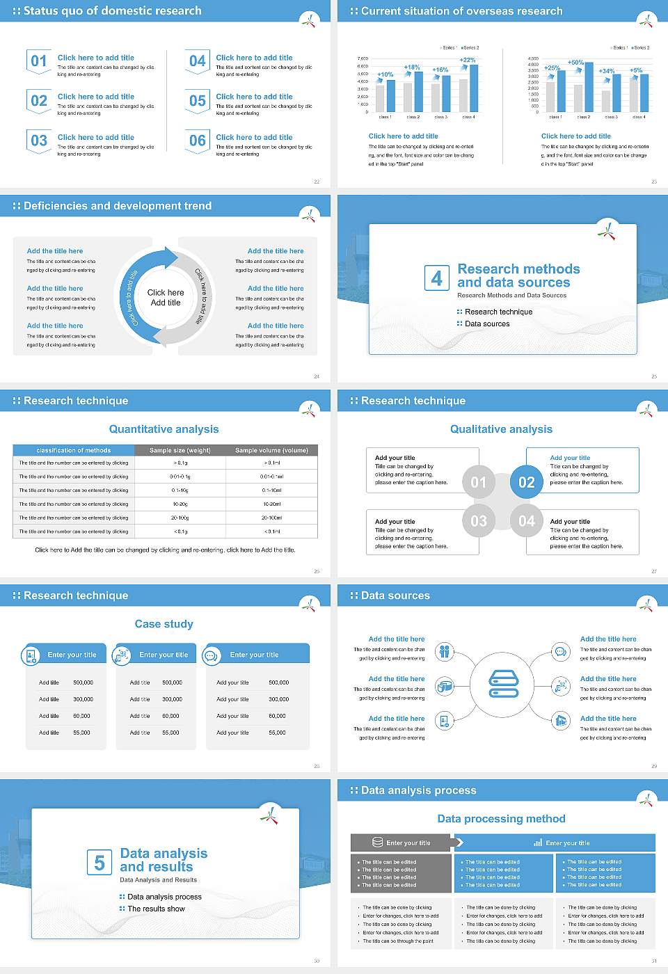 Hiroshima City University Graduation Thesis Defense PPT Template16:9 ratio PPT effect preview image4