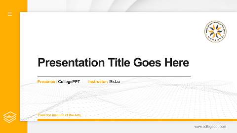Paekche Institute of the Arts Thesis Proposal/Graduation Defense PPT Template