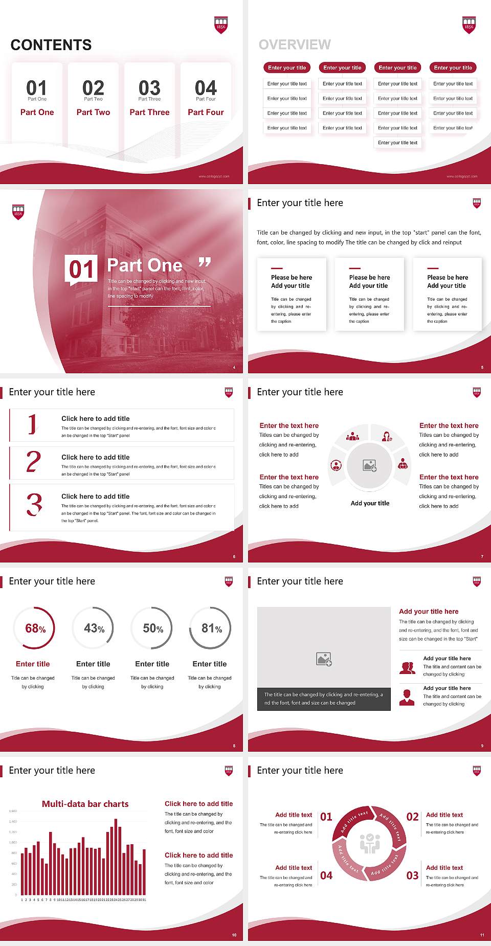 Albright College Lecture Sharing and Networking Event PPT Template4:3 ratio PPT effect preview image2