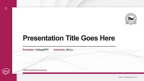 ITM-Vocational University Thesis Proposal/Graduation Defense PPT Template