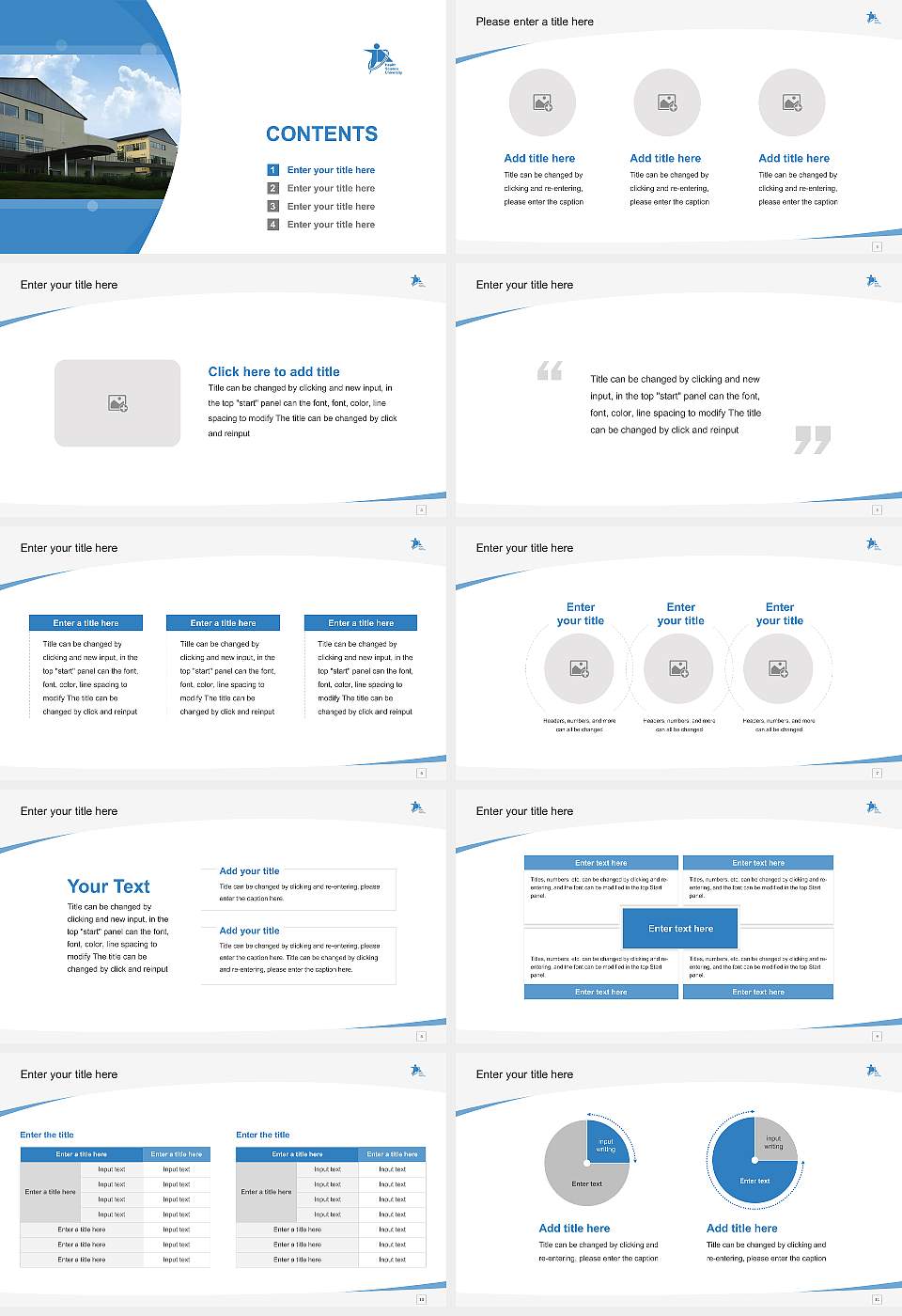 Health Science University Course/Courseware Creation PPT Template16:9 ratio PPT effect preview image2