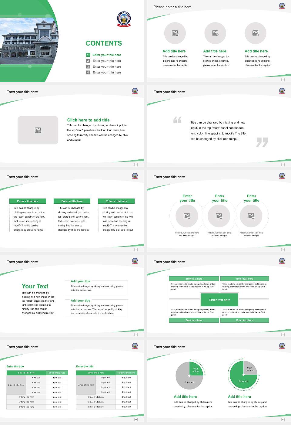 Himachal Pradesh National Law University Course/Courseware Creation PPT Template16:9 ratio PPT effect preview image2