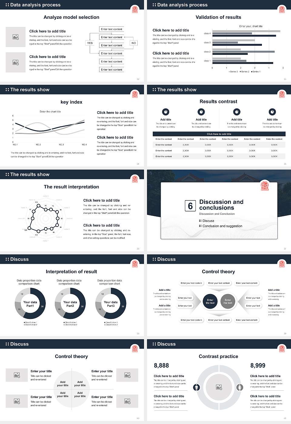 Cochin University of Science & Technology Graduation Thesis Defense PPT Template16:9 ratio PPT effect preview image5