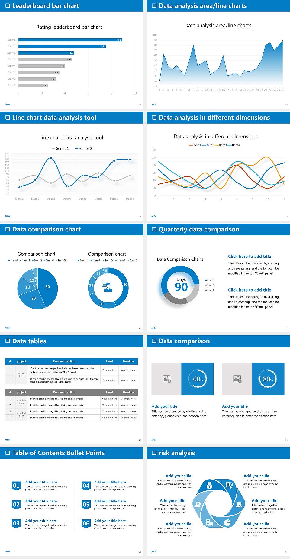 American Musical and Dramatic Academy General Purpose PPT Template4:3 ratio PPT effect preview image4