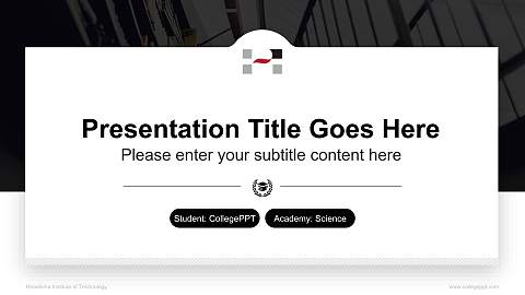 Hiroshima Institute of Technology National Scholarship Defense PPT Template