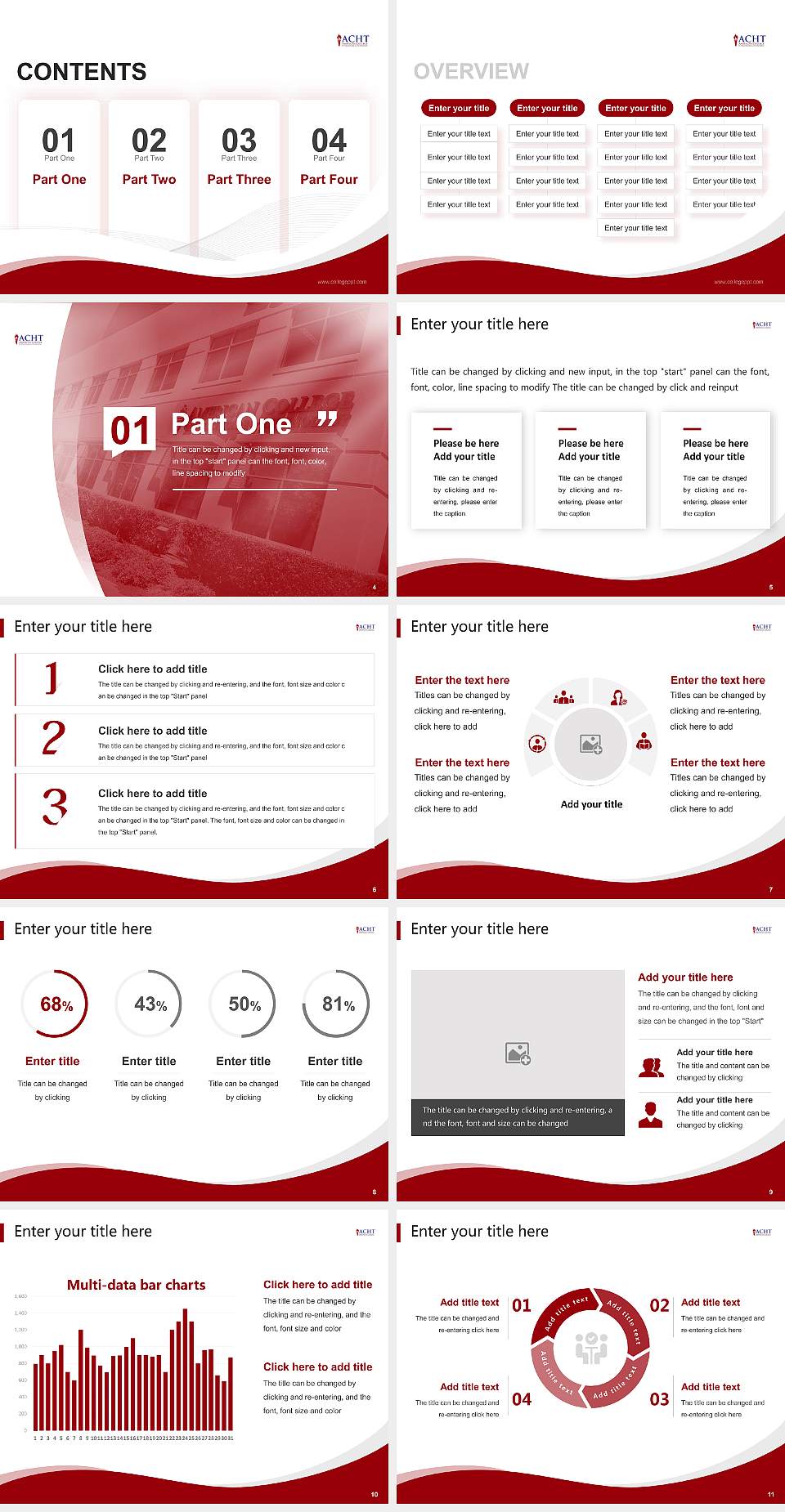 American College of Healthcare and Technology Lecture Sharing and Networking Event PPT Template4:3 ratio PPT effect preview image2