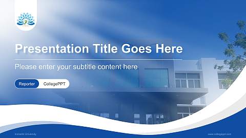 Indrashil University Lecture Sharing and Networking Event PPT Template