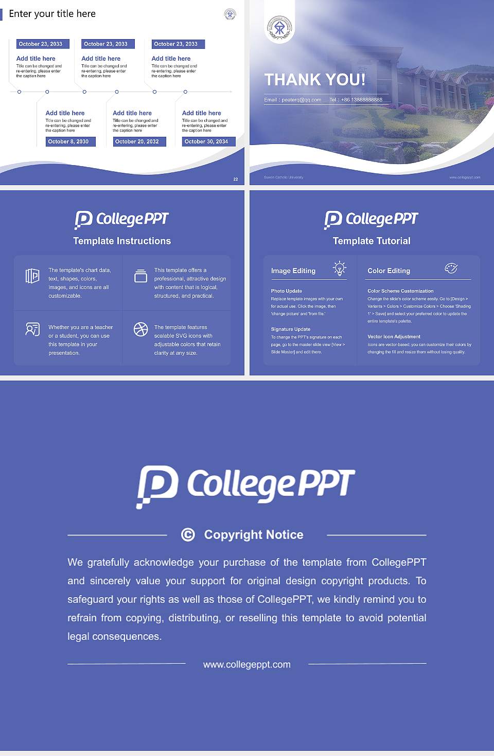 Suwon Catholic University Lecture Sharing and Networking Event PPT Template4:3 ratio PPT effect preview image4