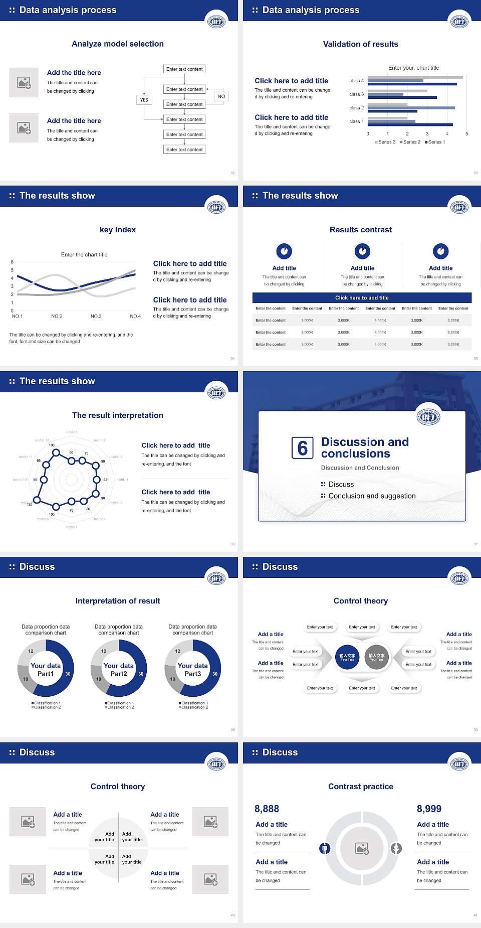 Indian Institute of Foreign Trade Graduation Thesis Defense PPT Template4:3 ratio PPT effect preview image5