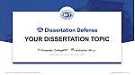 Indian Institute of Foreign Trade Graduation Thesis Defense PPT Template