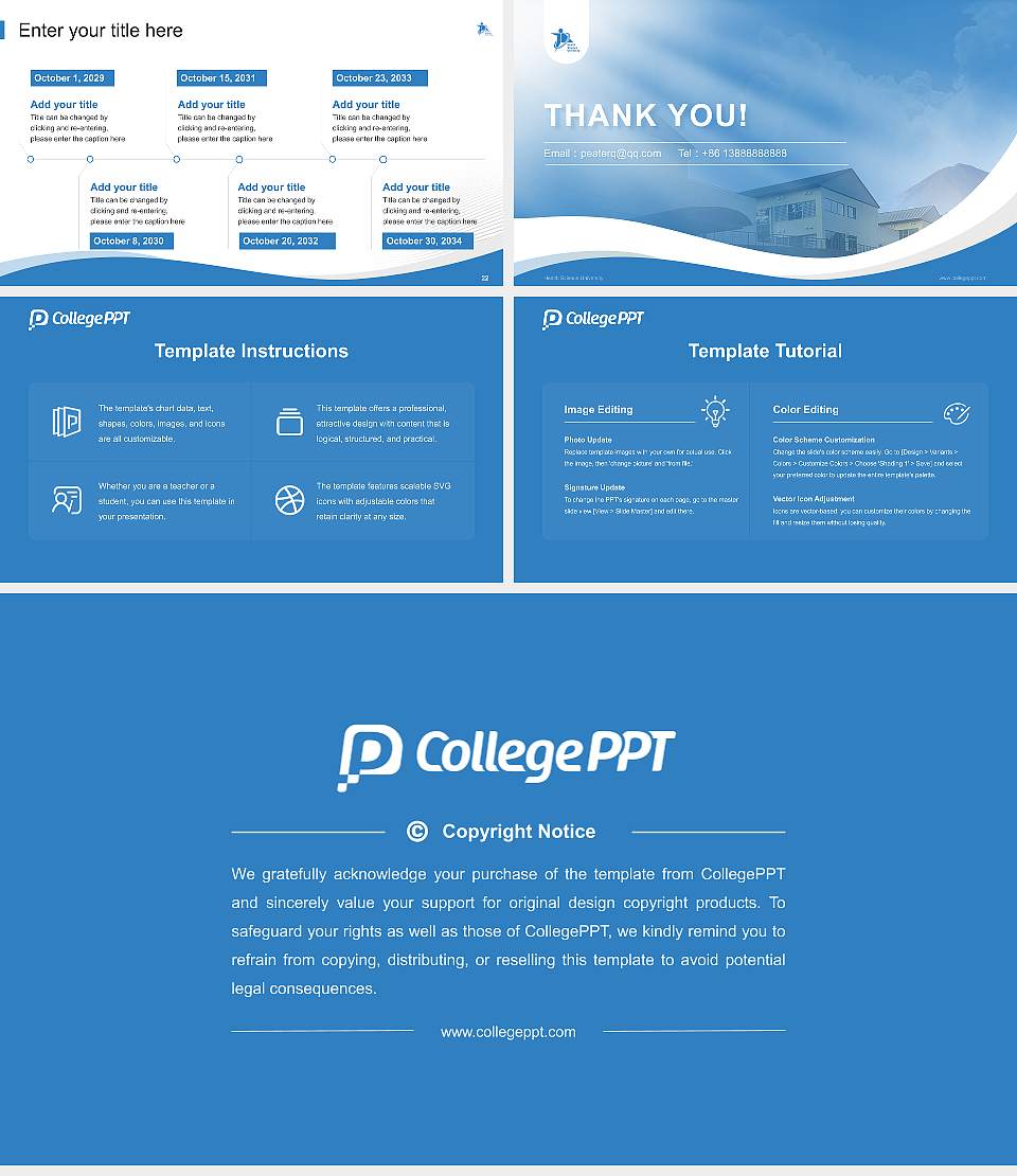 Health Science University Lecture Sharing and Networking Event PPT Template16:9 ratio PPT effect preview image4