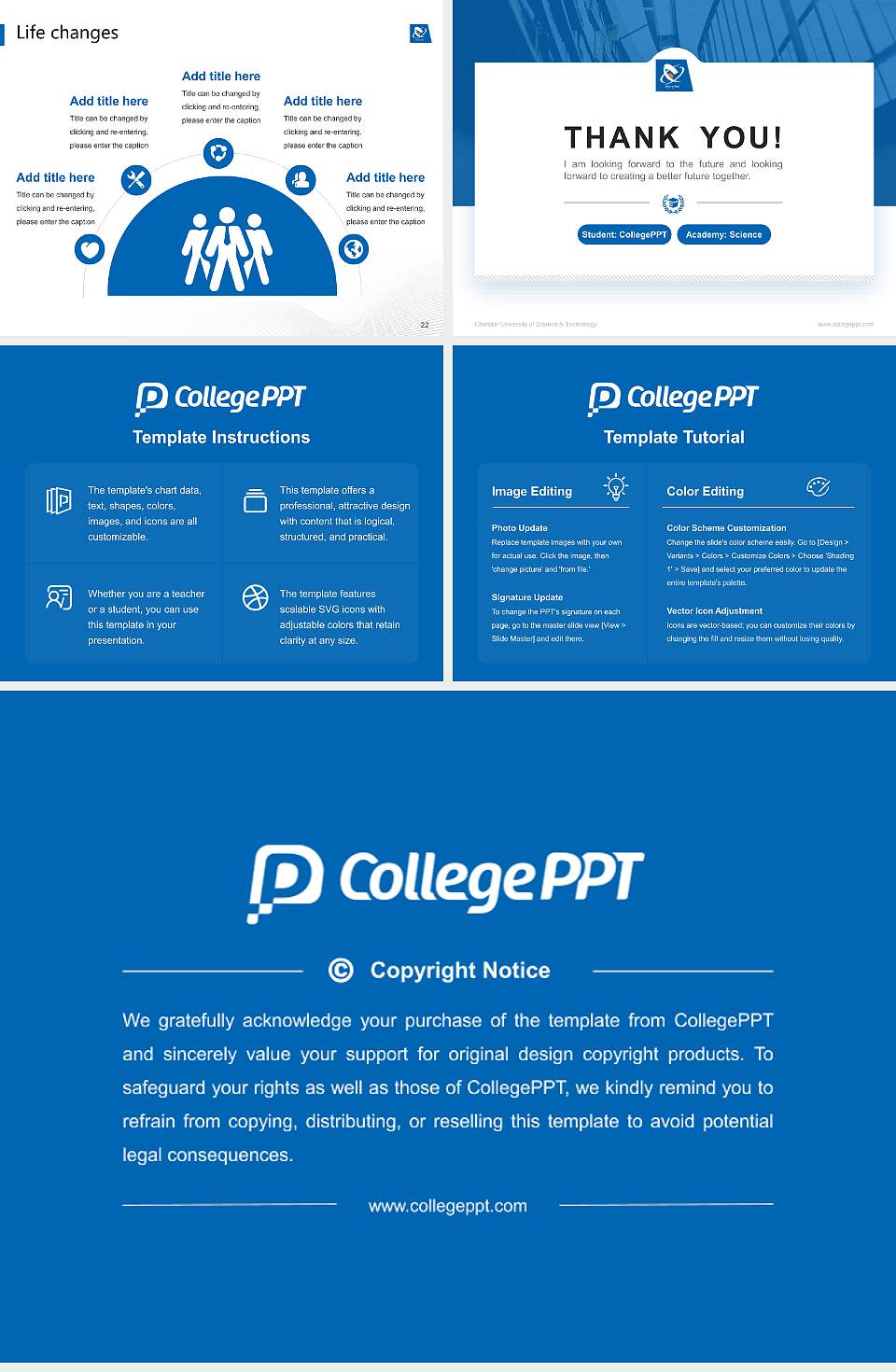 Charotar University of Science & Technology National Scholarship Defense PPT Template4:3 ratio PPT effect preview image4