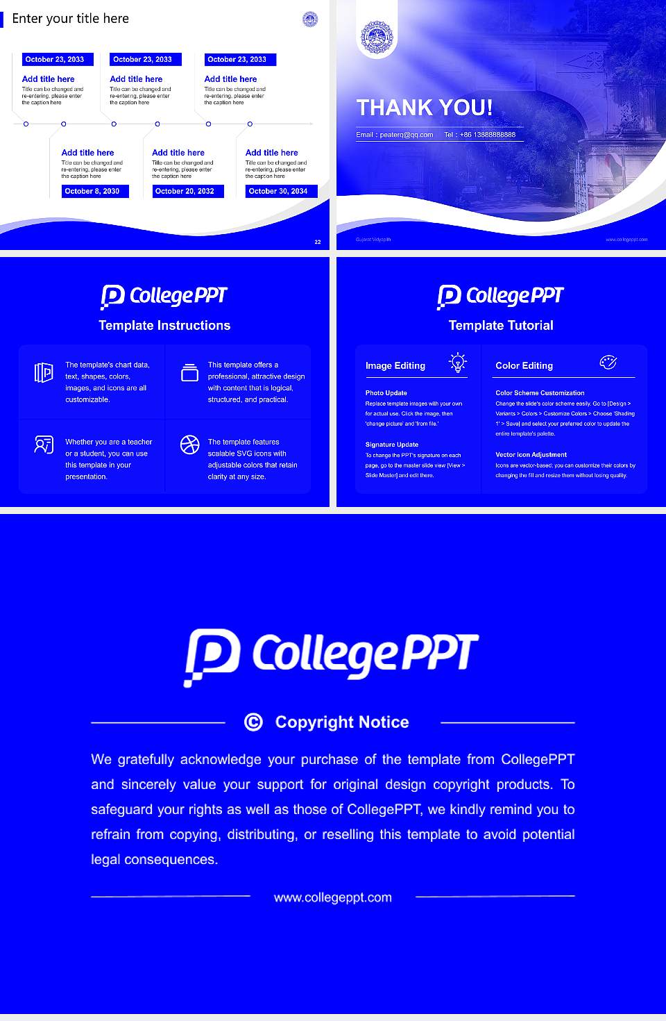 Gujarat Vidyapith Lecture Sharing and Networking Event PPT Template4:3 ratio PPT effect preview image4