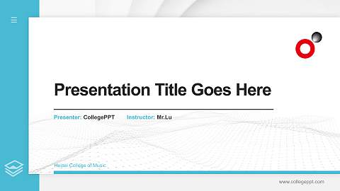 Heisei College of Music Thesis Proposal/Graduation Defense PPT Template