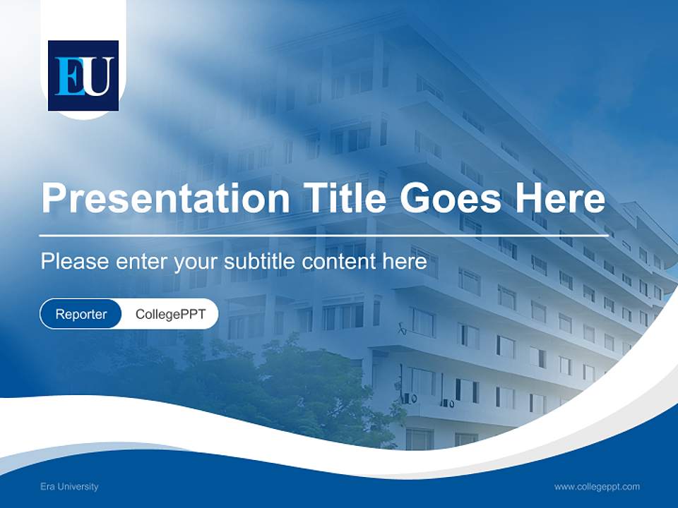 Era University Lecture Sharing and Networking Event PPT Template4:3 ratio PPT effect preview image4