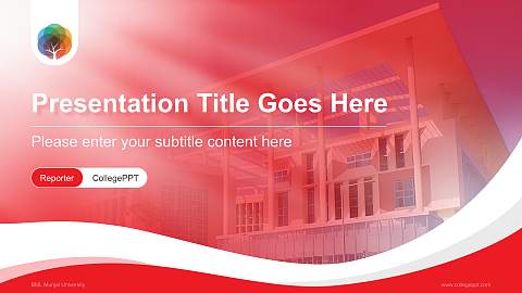 BML Munjal University Lecture Sharing and Networking Event PPT Template