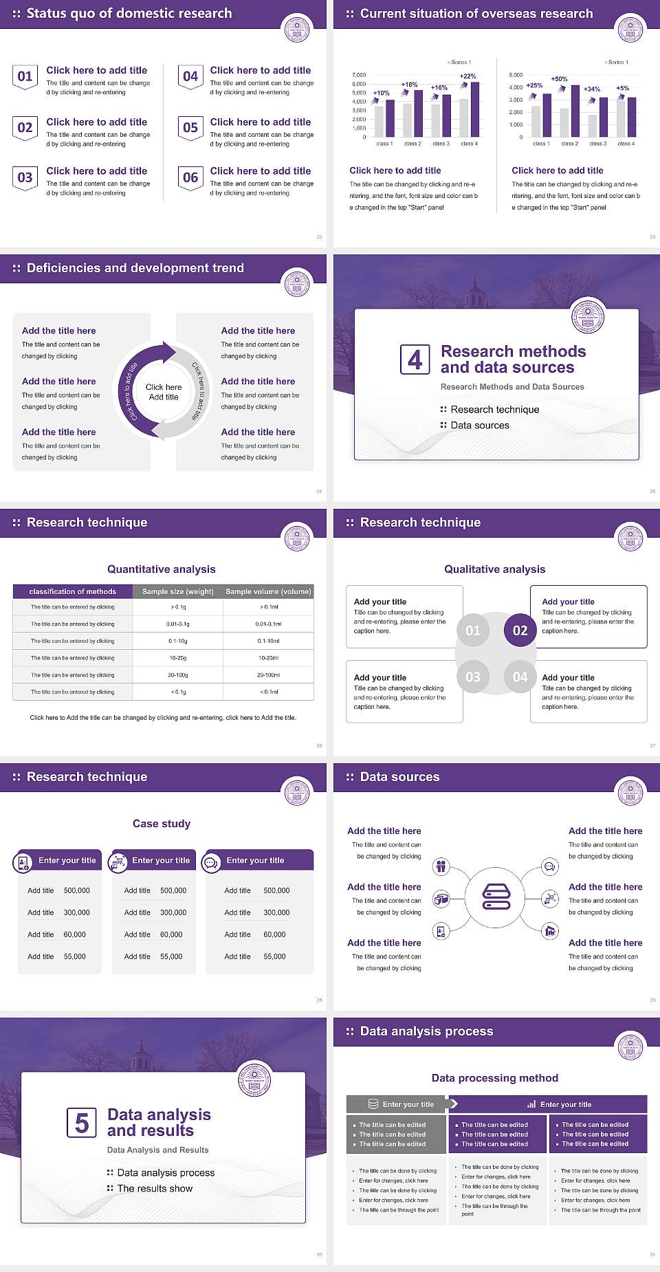Amherst College Graduation Thesis Defense PPT Template4:3 ratio PPT effect preview image4