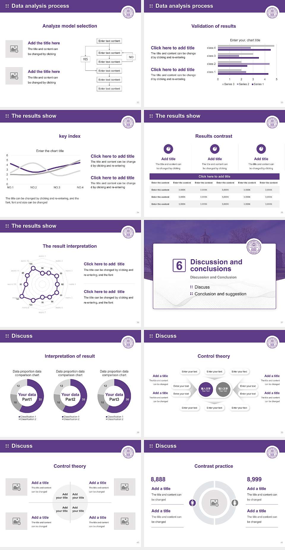 Amherst College Graduation Thesis Defense PPT Template4:3 ratio PPT effect preview image5