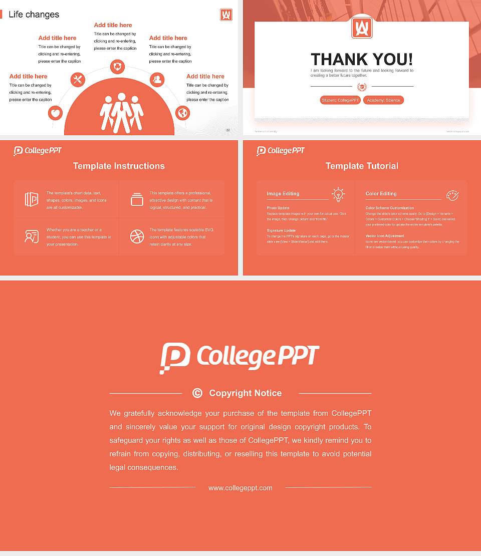 Amberton University National Scholarship Defense PPT Template16:9 ratio PPT effect preview image4