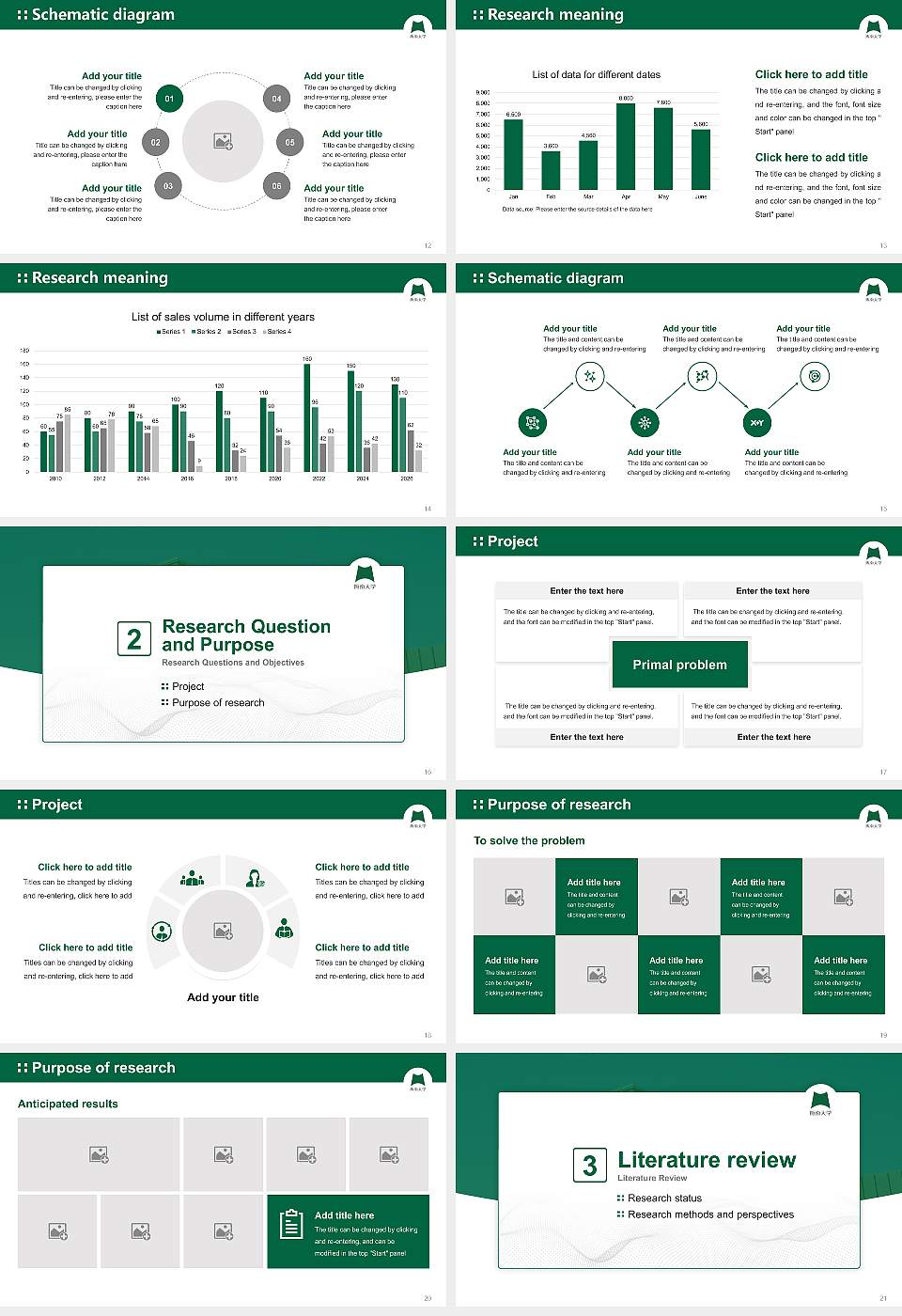 Hannan University Graduation Thesis Defense PPT Template16:9 ratio PPT effect preview image3