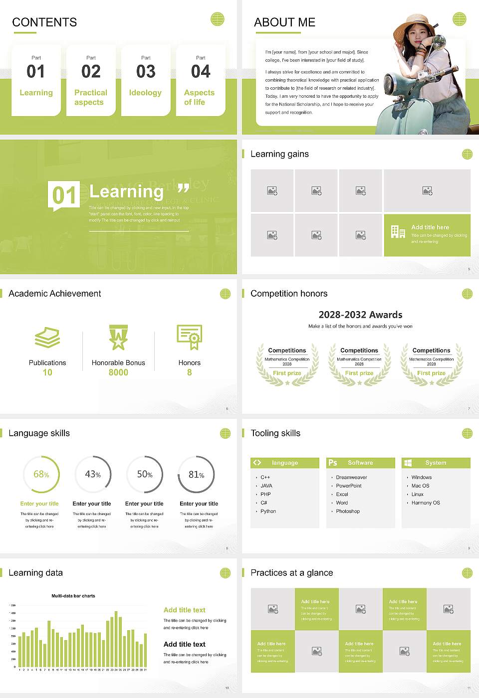 Acupuncture and Integrative Medicine College-Berkeley National Scholarship Defense PPT Template16:9 ratio PPT effect preview image2