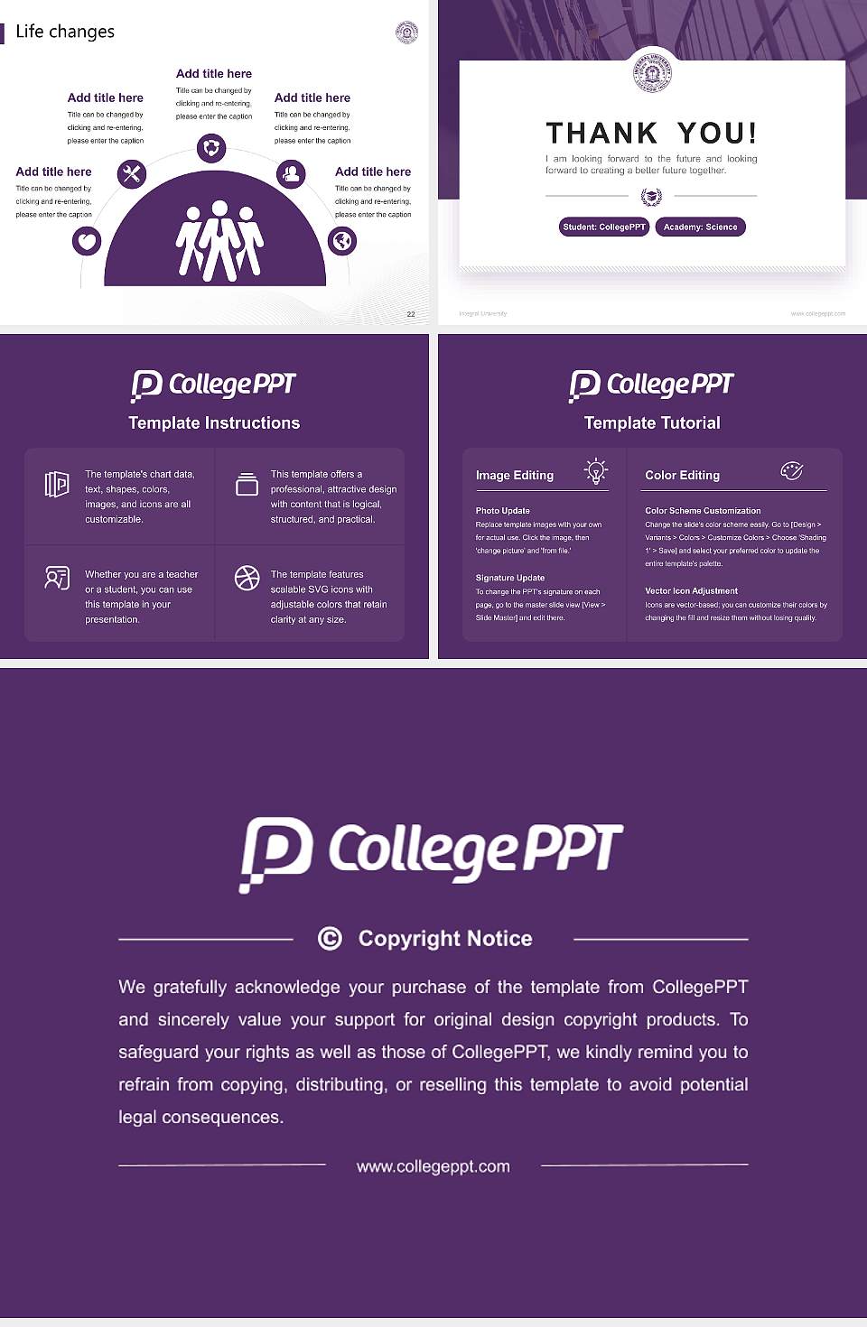 Integral University National Scholarship Defense PPT Template4:3 ratio PPT effect preview image4