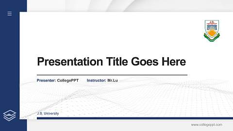J.S. University Thesis Proposal/Graduation Defense PPT Template