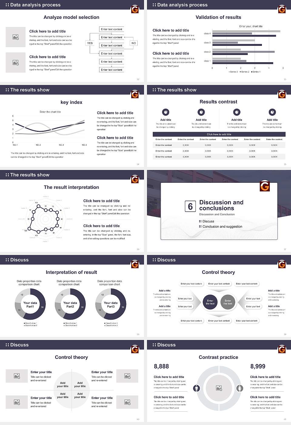 Garden City University Graduation Thesis Defense PPT Template16:9 ratio PPT effect preview image5