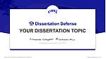 Chennai Mathematical Institute학위 논문 방어PPT 템플릿