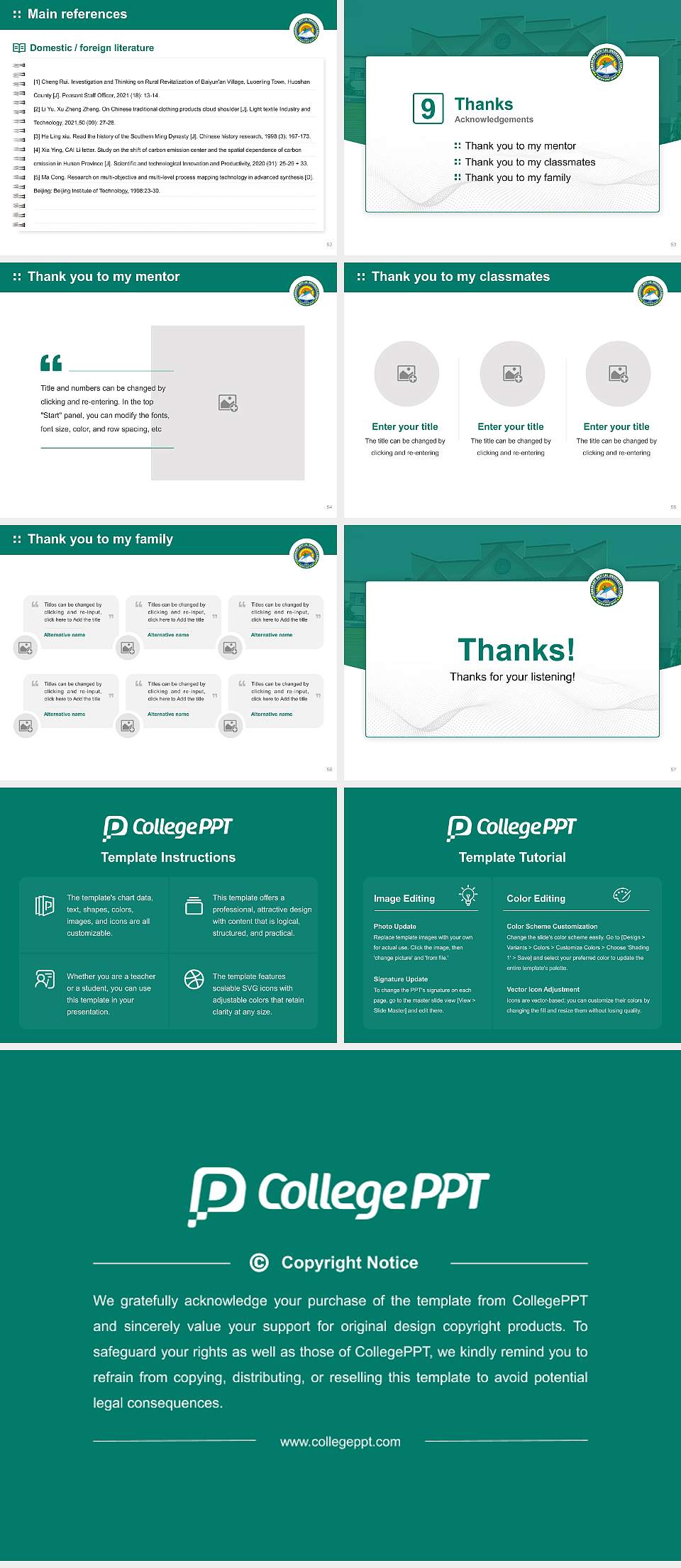 Chaudhary Devi Lal University Graduation Thesis Defense PPT Template4:3 ratio PPT effect preview image7