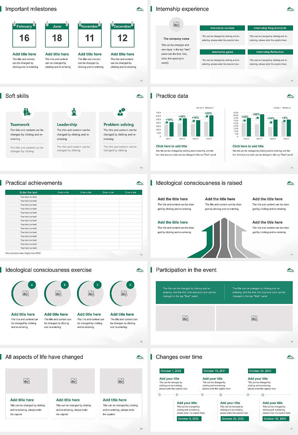 Adams State University National Scholarship Defense PPT Template16:9 ratio PPT effect preview image3