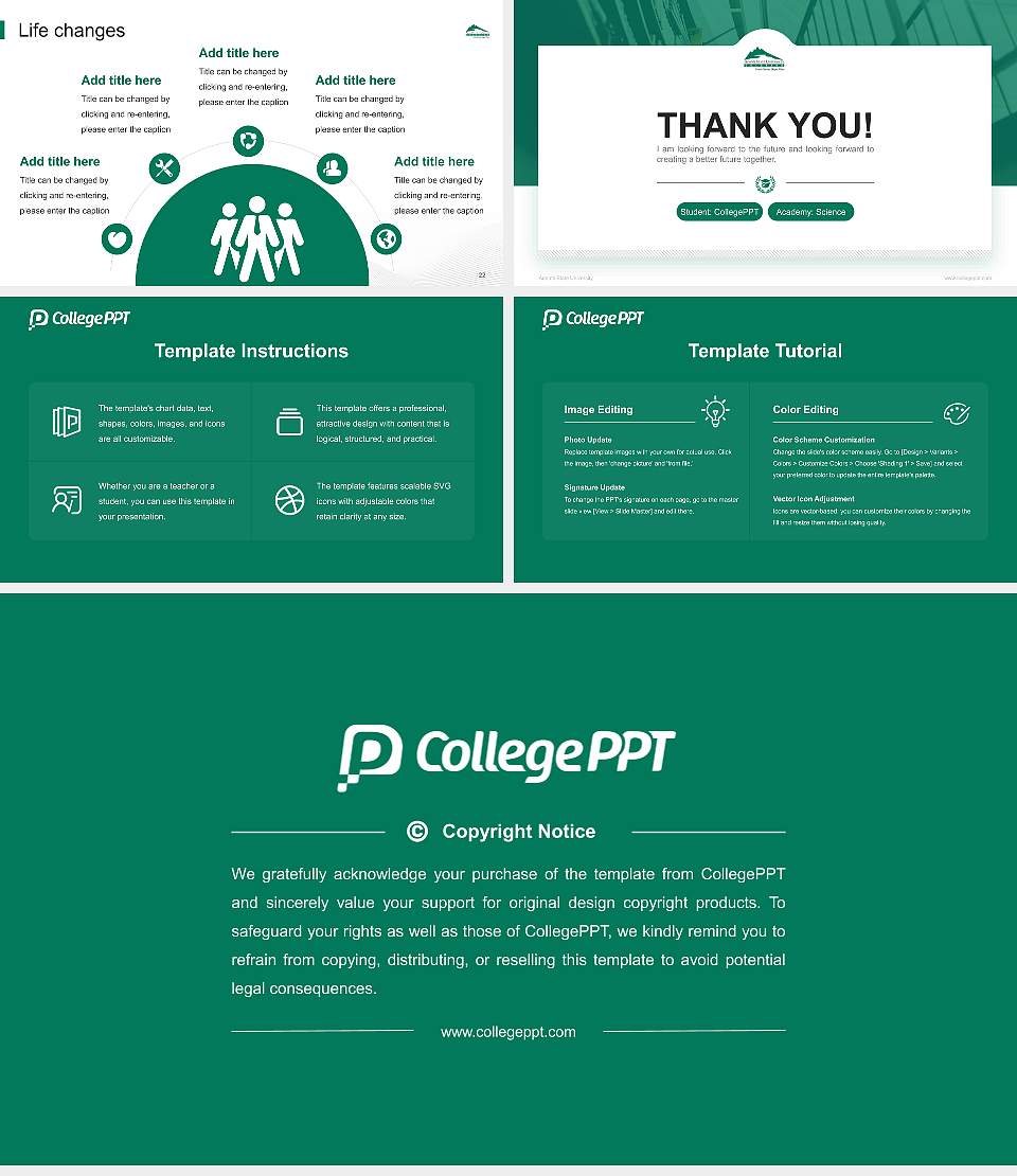 Adams State University National Scholarship Defense PPT Template16:9 ratio PPT effect preview image4