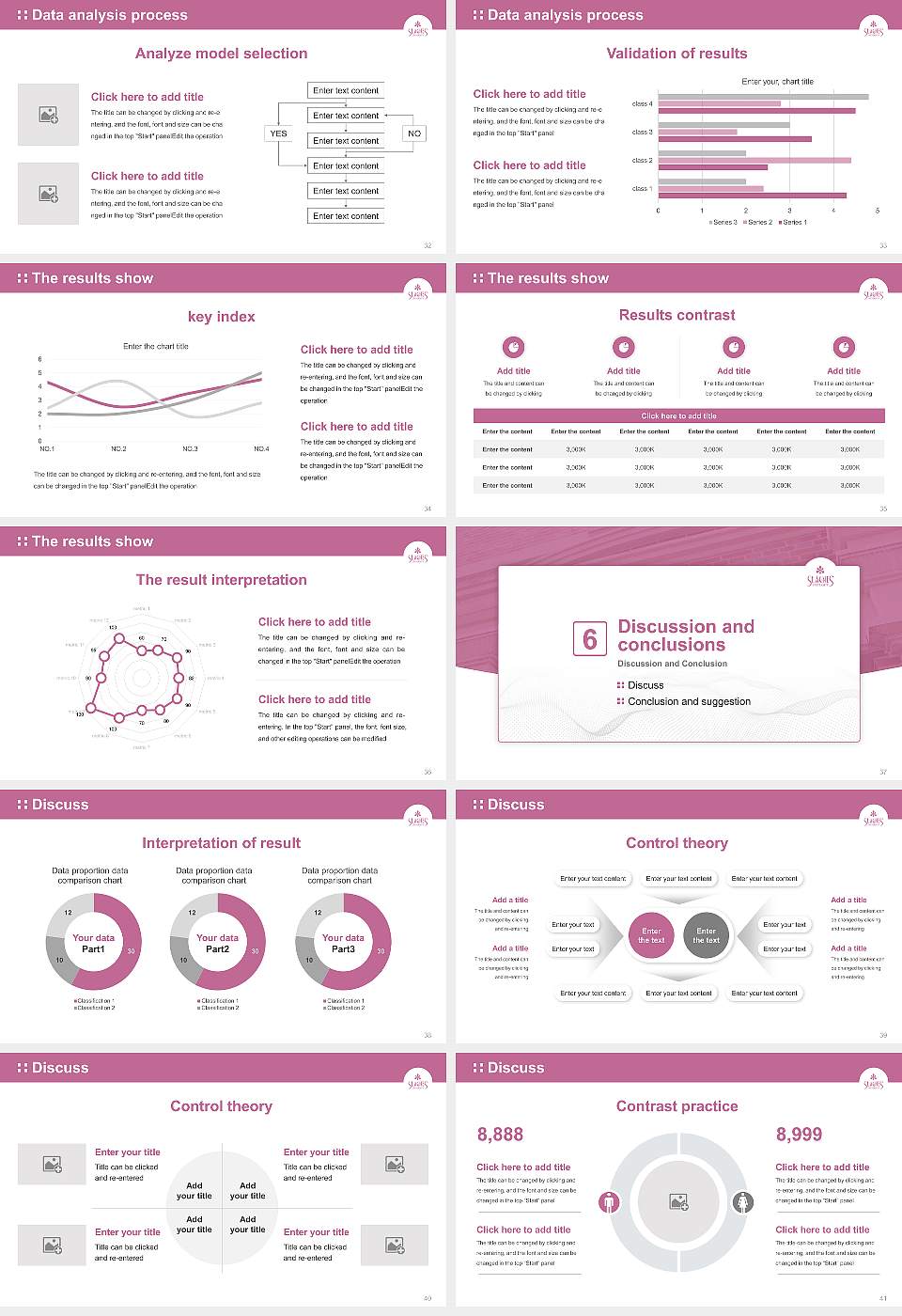 Heian Jogakuin (St. Agnes’) University Graduation Thesis Defense PPT Template16:9 ratio PPT effect preview image5