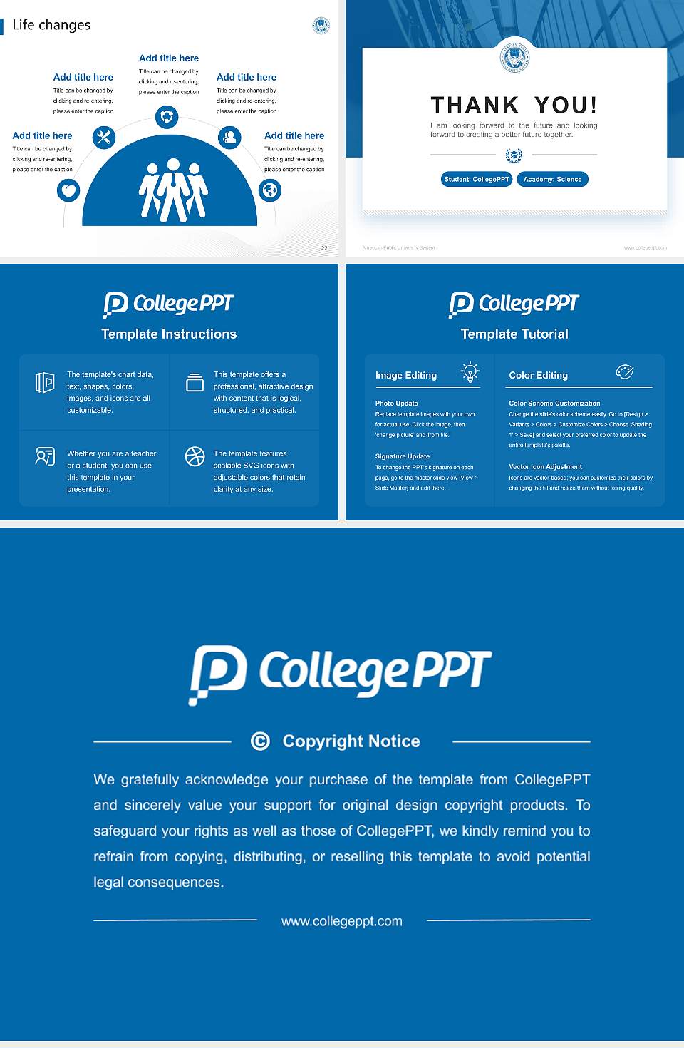 American Public University System National Scholarship Defense PPT Template4:3 ratio PPT effect preview image4