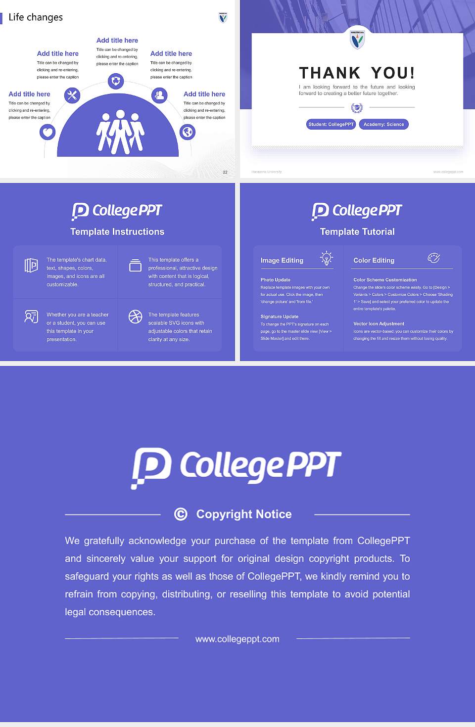 Hanazono University National Scholarship Defense PPT Template4:3 ratio PPT effect preview image4
