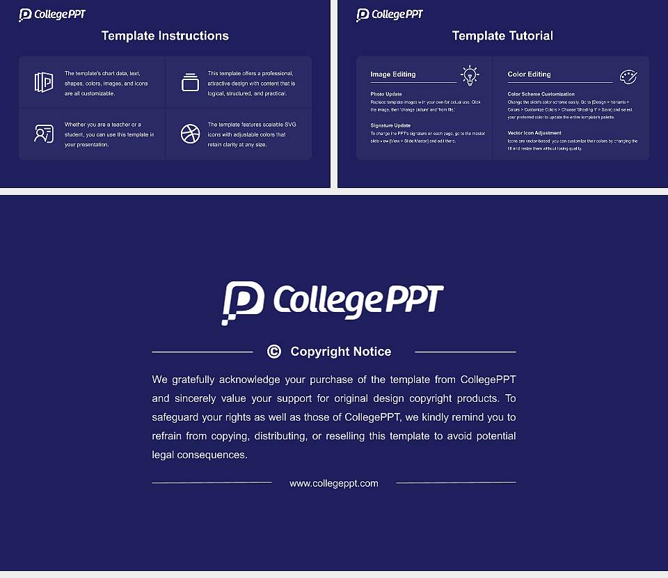 Daegu Technical University Course/Courseware Creation PPT Template16:9 ratio PPT effect preview image5